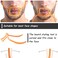 2 Pack Men's Beard Styler Hairline Styler Beard Shaping To Facial Hair Outline Template Beard Styling Tools Goatee Beard Groomer (Black and Orange)