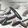 4-Pack Handmade Sawcut Mustache Comb, Best Pocket Folding Comb for Moustaches and Short Beards