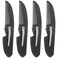 4-Pack Handmade Sawcut Mustache Comb, Best Pocket Folding Comb for Moustaches and Short Beards