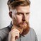 Natural Sandalwood Wooden Dual Action Beard and Mustache Comb Set with Leather Cases for Beards and Mustaches (Black, Yellow, Brown)