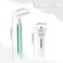 Disposable Razors in Bulk Pack of 30,Green Disposable Shaving Razors Individual Wrapped Twin Blade Bulk Disposable Razors with Clear Cap and 10g Shaving Cream for Homeless,Hotel,Travel,Charity,Shelter