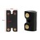 Leather Safety Razor Cover Travel Case, 2 Pcs Double Edge Razor Head Protecting Sheath, Safety Razor Blade Guard, Shaving Travel Cover Leather Cover Fits Most Safety Razors (Black)