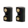 Leather Safety Razor Cover Travel Case, 2 Pcs Double Edge Razor Head Protecting Sheath, Safety Razor Blade Guard, Shaving Travel Cover Leather Cover Fits Most Safety Razors (Black)
