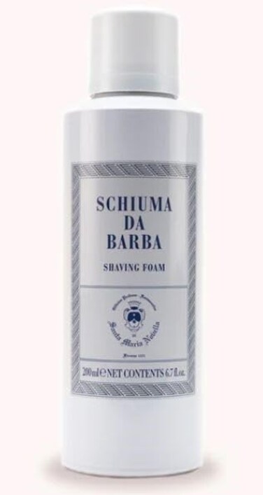 Santa Maria Novella Schiuma Da Barba Shaving Foam 6.7 Fl Oz, White