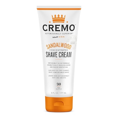 Cremo Shaving Cream, Sandalwood, 6 Ounce (Pack of 12)
