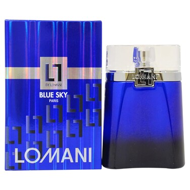 Lomani Eau de Toilette Spray for Men, Blue Sky, 3.3 Ounce