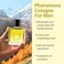 Pheromone Cologne For Men, Premium Men's Pheromone Cologne To Attract Women, Men Pheromone Cologne Spray, Long-Lasting &amp; Unique Fragrance, Show Your Handsome Charm, 50 ML