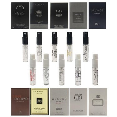 Men&rsquo;s Designer Fragrance Sampler Cologne Samples Set for Men Travel (10PCS)