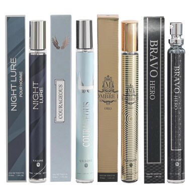 4 Pack Men Perfume Birthday Day Gifts (4x35ml),Gifts for Him,Eau de Toilette,Ideal for Trials,Gifting,or Mix-and-Match.Travel Size Perfume,Natural Spray Perfume Long Lasting Gift