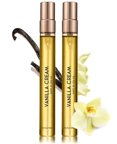 Enhanced Scents Pheromones Perfumes for Women&amp;Men, Vanilla Perfume,to Attract Men, 2 Pack, 0.68 fl. Travel Size Spray. Long Lasting Perfume Oil,Vanilla Cream Fragrance Note,Pheromone Cologne for Men