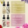 Rose Jasmine Peony Lavender Multi Use Body Oil - Organic Rose Essential Oils for Face, Body, Nails &amp; Massage - 4-Pack 30ml