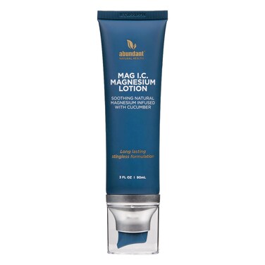 MAG I.C. Magnesium Lotion Infused with Cucumber for Fast Relief, Soothes and Relaxes Muscles, Effective and Quick Absorption, Fragrance-Free, 90mL