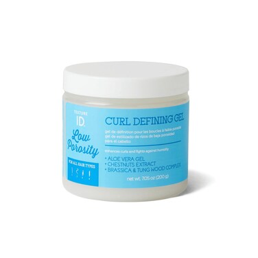 Texture ID Low Porosity Curl Defining Gel, Aloe Vera Gel, Oil Complex, 7.05 Oz