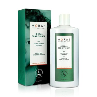 Moraz Natural Kids Conditioner - Gentle Defining Conditioner Made with Rosemary Extract, Hair Care Kids Conditioner for All Hair Types, Tangle Free, Moisturizing and Nourishing Hair, 17 FL. OZ