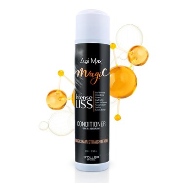 S'OLL&Eacute;R Magic Anti-Frizz Conditioner Brazilian Conditioner for Smooth, Straight &amp; Hydrated Hair &amp; Long-Lasting Frizz Control - 10.14 Fl Oz