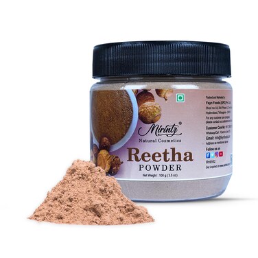 100% Natural Reetha Powder   (100 gms) Pure Aritha Powder for Hair care   Herbal (Sapindus Trifoliatus) Reetha Powder for Hair   Ayurveda Hair Pack for Hair Growth   Ritha Powder DIY Hair Mask