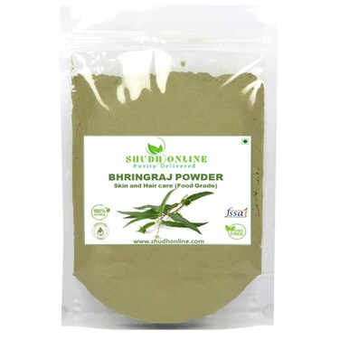 Organic Bhringraj Powder for Hair Growth (1.1 lb - 17 oz) Eclipta Alba for Hair Growth - False Daisy Herb Bhringraj - Karisalankanni Eclipta Prostrata (500g)