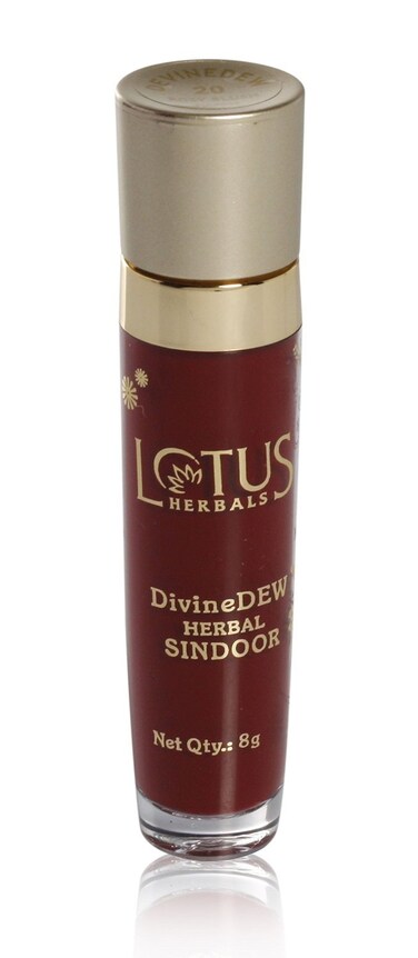 Pack of 3 Lotus Herbals DivineDew Herbal Sindoor, Rosy Blush, 8g each (Total 24 gms)