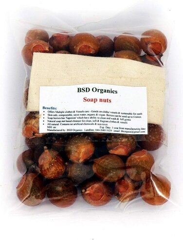 Soap nuts (Reetha, Areetha, kunkudukaialu) - 100 grams