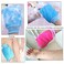 2 PACK Exfoliating Body Scrub Bath Towel Mitt   Large Shower Gloves Mitten   Remove Dead Skin   Double Sided Available   Men Women   Rose Red &amp; Blue