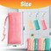 6Pcs Mesh Soap Bag, 3 Colors 6-layer Soft Soap Pouch with Adjustable Buckle and Drawstring Soap Saver Bag to Create Foam for Body Facial Cleaning (3.12 "x 7.22" Green Pink Beige)