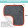 2 Premium Soap Bags for Deep Exfoliating, Premium Dual Texture Exfoliating Washcloth, 3-in-1 Bath and Shower Set for Body Exfoliation