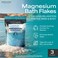 Aromasong Magnesium Flakes from The Dead Sea, 3 LB Resealable Pack (Packaging May Very) - Muscle Relaxing Magnesium Chloride Bath Salts Soak.