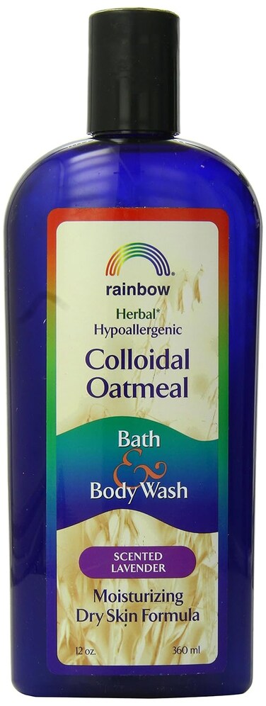 Rainbow Research Colloidal Oatmeal Bath &amp; Body Wash, Lavender Scent - 12 Oz