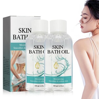 Skin Bath Oil So Soft Sensual,Original Skin Bath Oil So Soft,Original Skin Bath Oil,Skin Moisturizing Smoothes &amp; Softens Skin Soft for Women &amp; Men (2PCS)