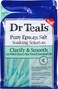 Dr Teal's Pure Epsom Salt Soak, Clarify &amp; Smooth with Witch Hazel &amp; Aloe Vera, 3 lbs (Pack of 2)