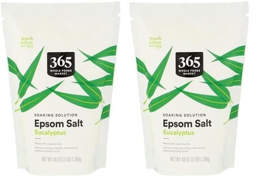 365 by Whole Foods Market, Epsom Salt Eucalyptus, 48 Ounce (Pack of 2)