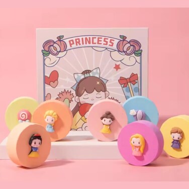 Princess Bath Bombs Luxury Fizzy Organic Natural Bath Bomb Gift Set Bubbling, 1 Count (Pack of 9), Variety