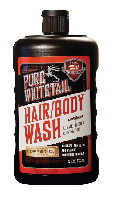 Scent Eliminator Hair and Body Wash - Deodorizes, Eliminates, Destroys and Kills Odors During Shower or Bath for Scent Free Hunting
