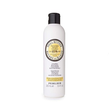 Perlier Shea Butter with Citrus Bath &amp; Shower Cream, 8.4 fl. oz.