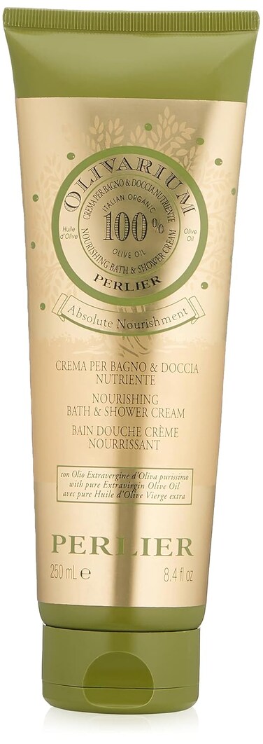 Perlier Extra Virgin Olive Oil Bath &amp; Shower Cream, 8.4 fl. oz.