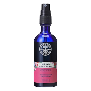 Neal's Yard Remedies   Wild Rose Dry Body Oil For Full Body Skin Care With Certified Organic Essential Oils   100ml