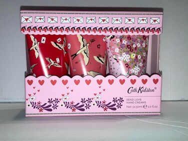 Heathcote &amp; Ivory Cath Kidston Send Love Hand Cream Trio 30ml Each
