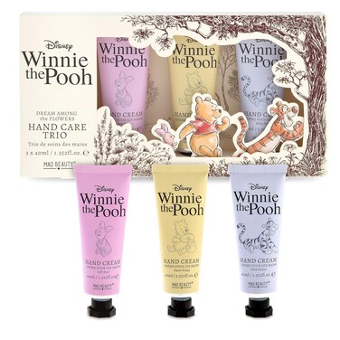 MAD Beauty Disney Winnie the Pooh Hand Cream Trio   Cruelty-Free Cosmetics   Skincare Gifts for Women, Adults, and Kids   Dream Among the Flowers