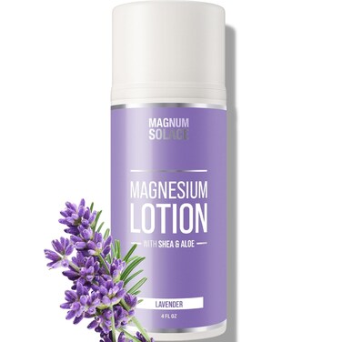 Magnesium Lotion with Aloe, Shea, Coconut - Alternative to Topical Magnesium Cream - Lavender