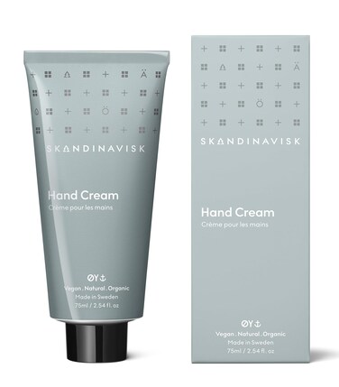 Skandinavisk &Oslash;Y &lsquo;Island&rsquo; Hand Cream, Scent Notes: Crabapple and Dog Rose, Water Mosses and Green Leaves. Vegan Forumla, 2.54 fl. oz.