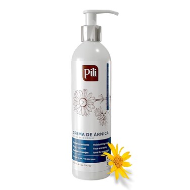 Pili Arnica Cream 8.4 oz. Deep Hydration &amp; Soothing Relief for Dry, Rough Skin &amp; Discoloration. Lightweight Face, Hand &amp; Body Moisturizer &ndash; Crema de arnica, Non-Greasy &amp; Fast Absorbing.