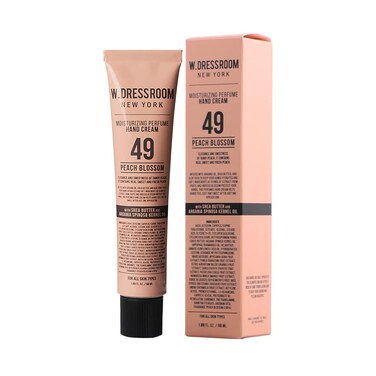 W.Dressroom No.49 Peach Blossom Moisturizing Hand Cream for Dry Hands, Non-Greasy Korean Hand Lotion &amp; Hand Care for Women with Hydrating Formula, Travel Size (1.69 fl oz)