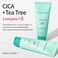 BRING GREEN Tea Tree Cica Soothing Cream Plus 100ml Korean Skin care (Pack of 2)