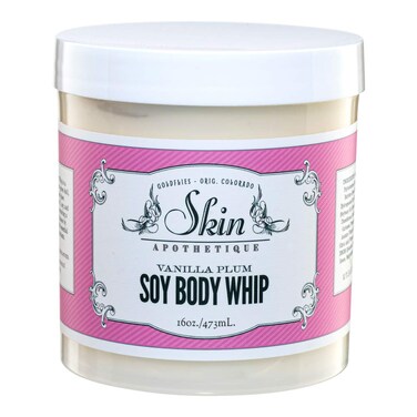 Soy Body Whip, 16 oz, Vanilla Plum