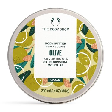 The Body Shop Olive Body Butter &ndash; Nourishing &amp; Moisturizing Skincare for Very Dry Skin &ndash; Vegan &ndash; 6.75 oz