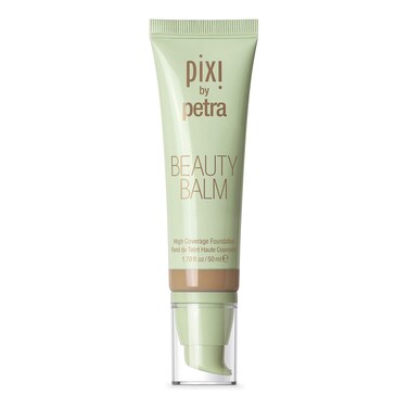 Pixi Beauty Beauty Balm - Caramel 50ml   Medium to Full Coverage Foundation   Ceramides Moisturize Skin   Chamomile Calms and Soothes Complexion   1.70 Fl Oz