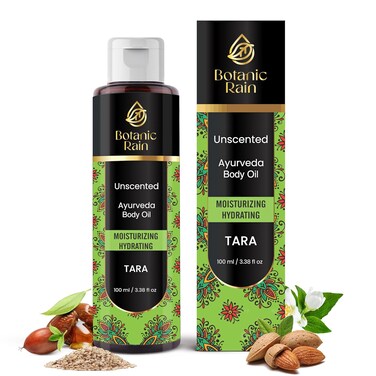Ayurveda Unscented Body Oil, Natural Body Oil After Shower, Moisturizing &amp; Hydrating Organic Fragrance Free Body Oil For Women And Men, Ayurveda Products For Crepey Skin - 3.38 Fl Oz (1)