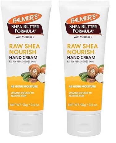 Palmer's Shea Butter Formula Hand Cream for Dry, Cracked Skin. Travel Size Hand Lotion, 3.4 Ounce (Pack of 2)