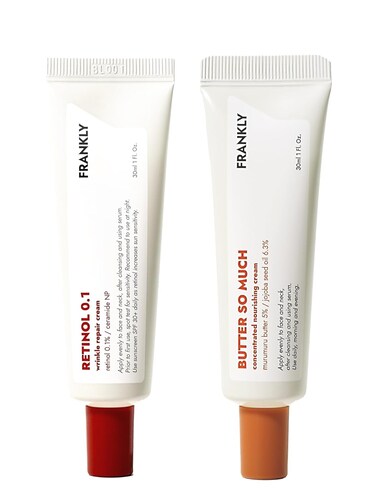 FRANKLY Skin Repair Duo: Retinol 0.1 Cream &amp; Butter So Much Cream   Anti-Aging &amp; Skin Turnover   Deep Moisturization   Vegan Butter, Jojoba Oil   korean Skincare Set   Curelty-Free   2 fl.oz.