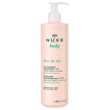 Nuxe R&ecirc;ve de Th&eacute; Revitalising Moisturising Body Lotion 24h Hydration. Moisturizes, Softens &amp; Revitalizes with Green Tea Extract, 13.5 fl oz
